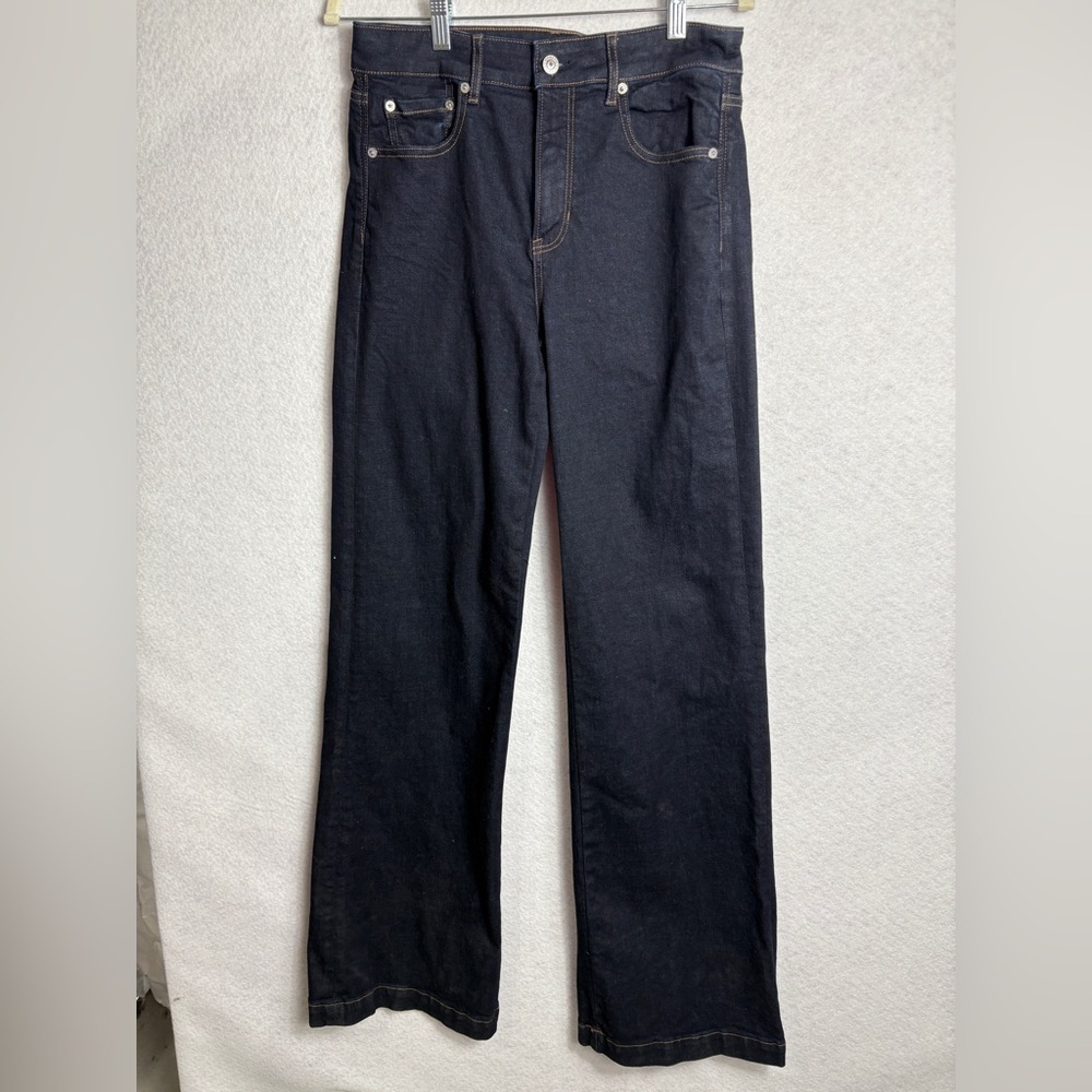 American Eagle Wide Leg Dark Blue Jeans